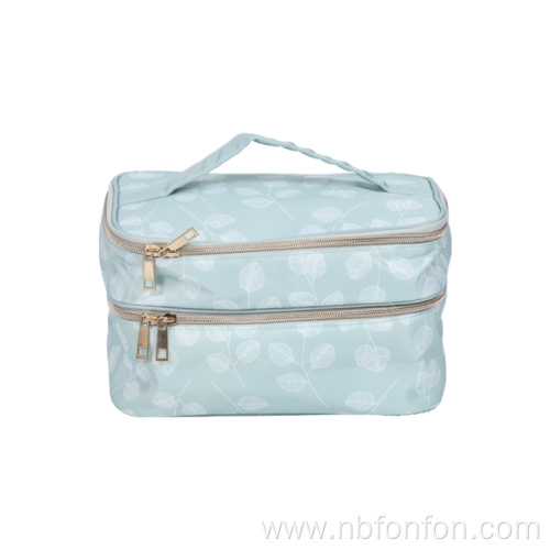 Double makeup bag Multi-functional makeup bag